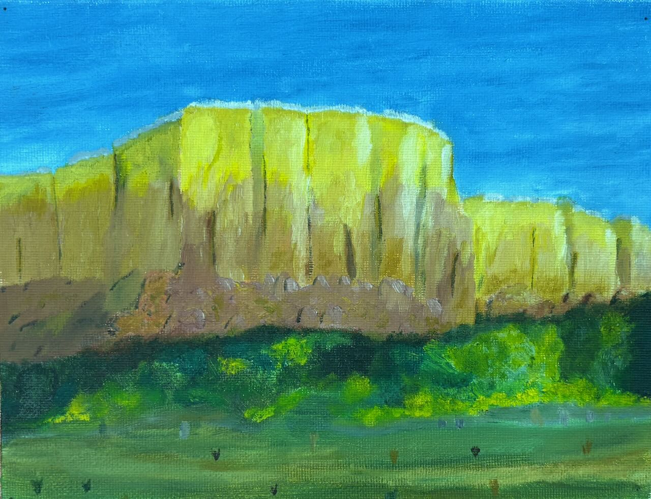 Evelyn Eugenia Napper Painting of Church 2