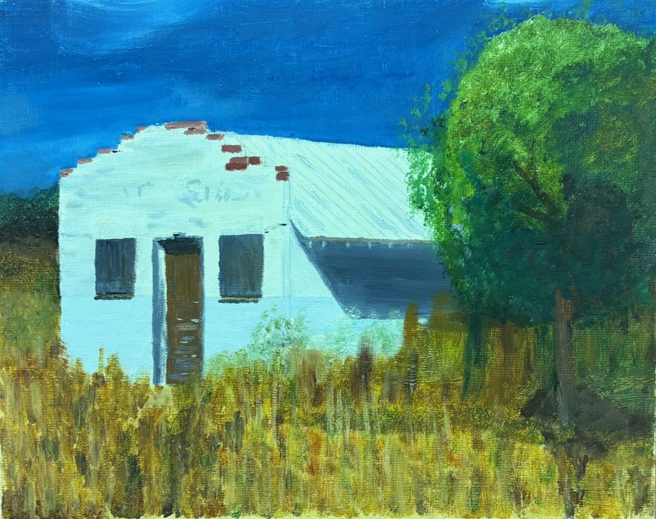 Evelyn Eugenia Napper Painting of Church 2
