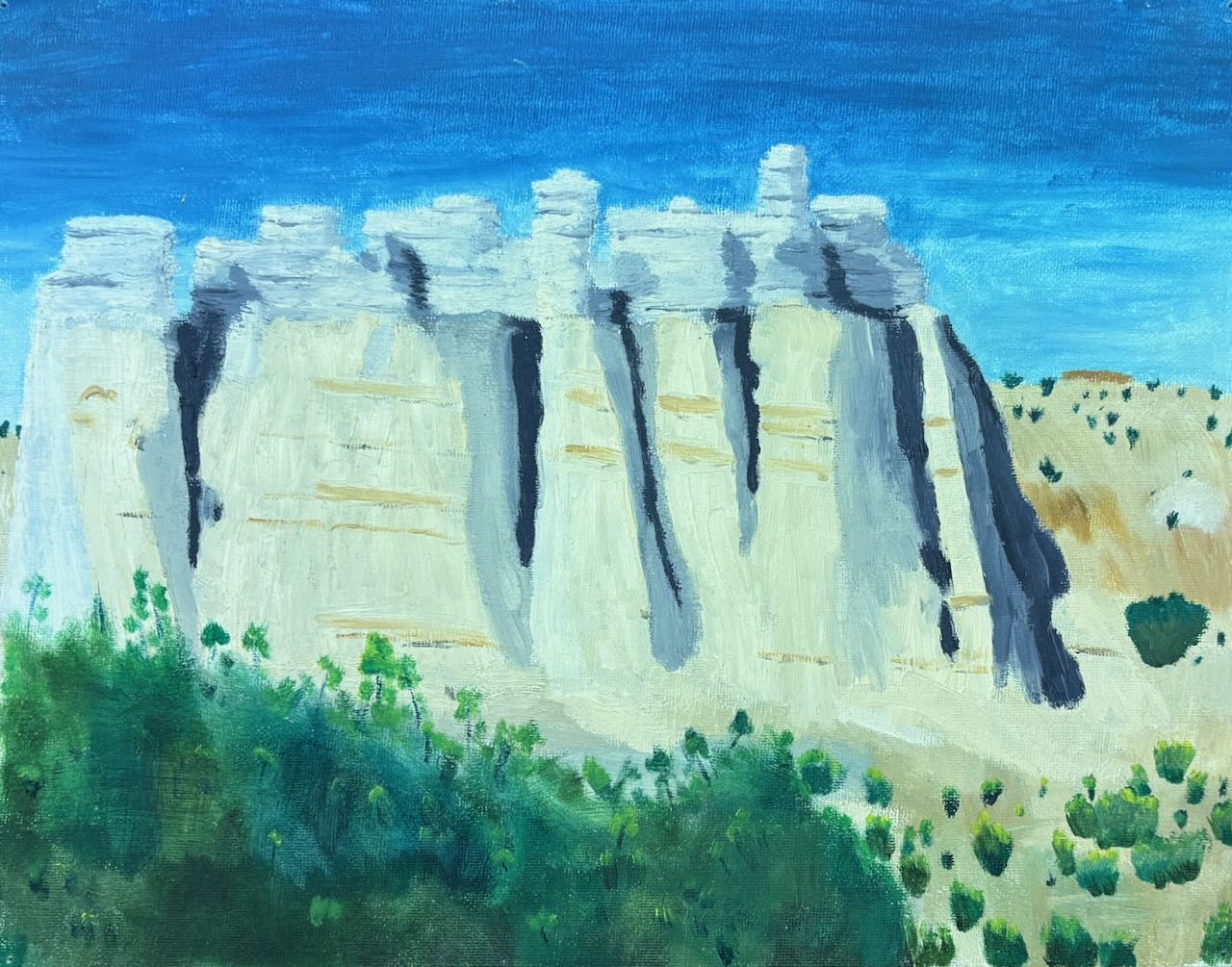 Evelyn Eugenia Napper Painting of Church 2
