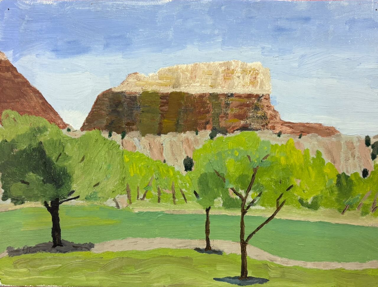 Evelyn Eugenia Napper Painting of Church 2