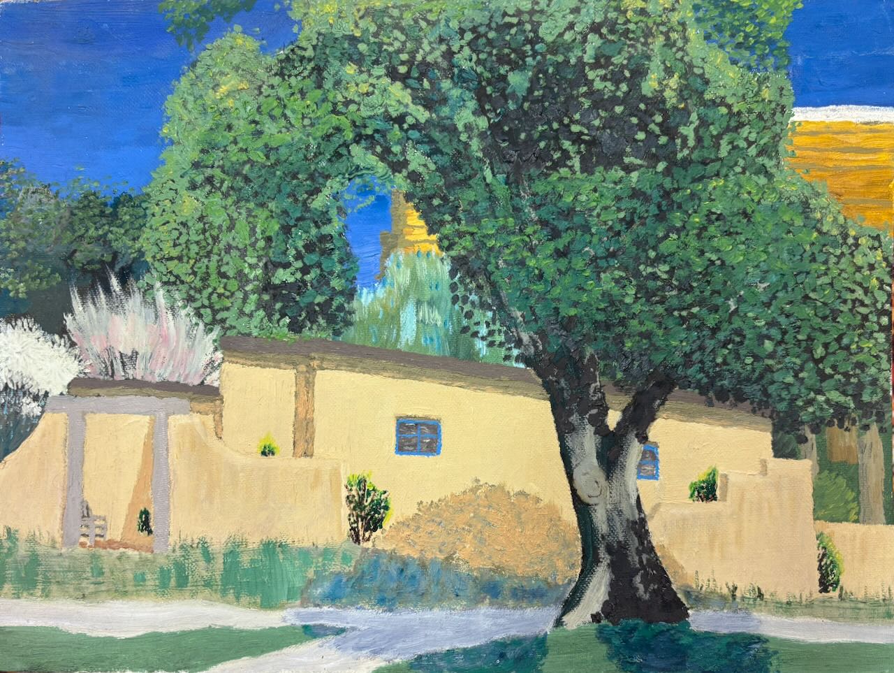 Evelyn Eugenia Napper Painting of Church 2
