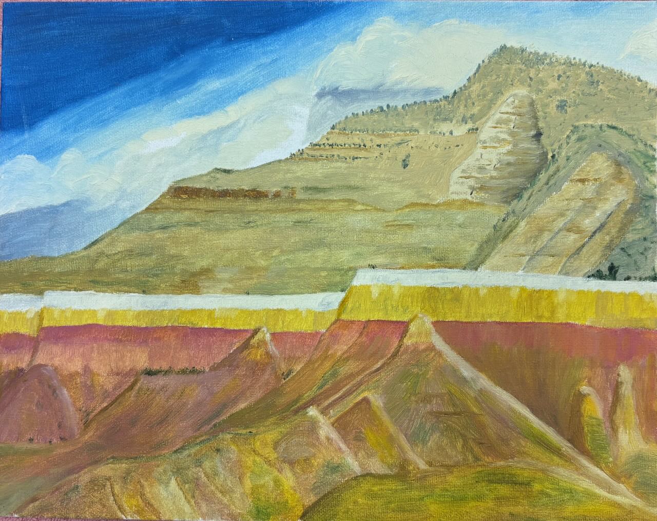 Evelyn Eugenia Napper Painting of Church 2