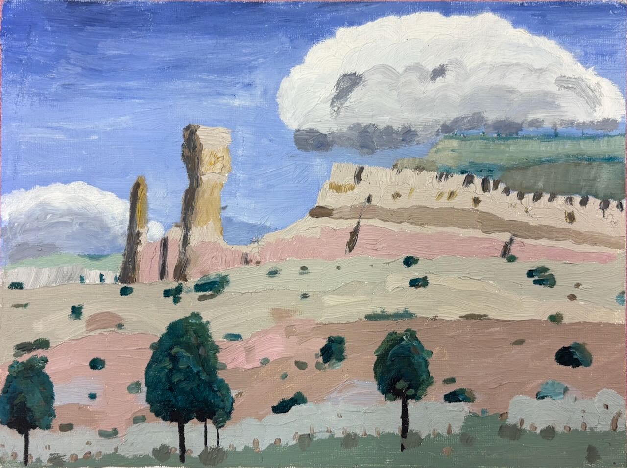 Evelyn Eugenia Napper Painting of Church 2