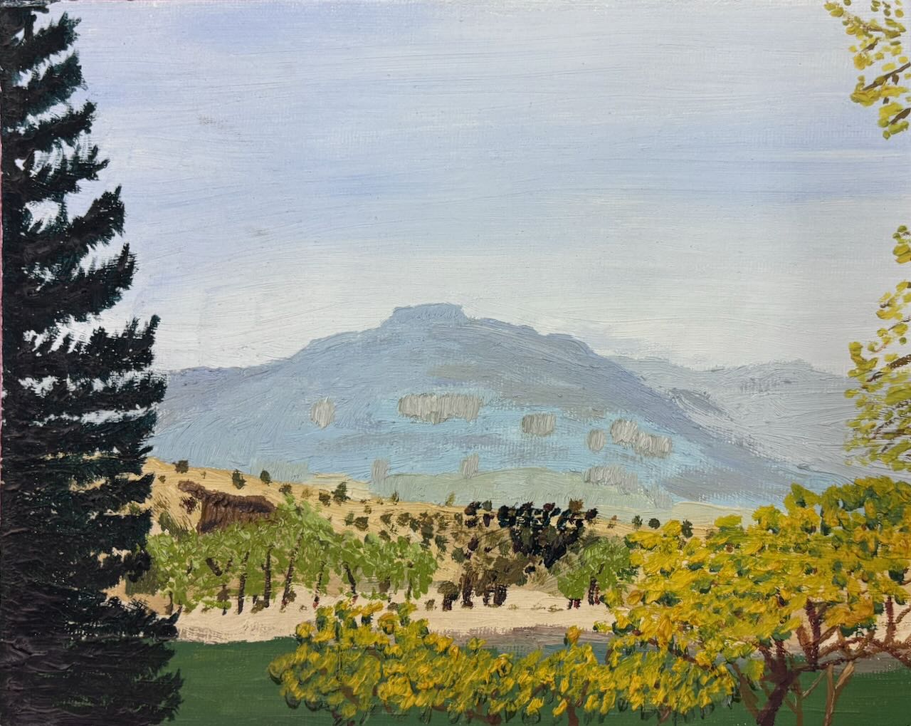 Evelyn Eugenia Napper Painting of Church 2
