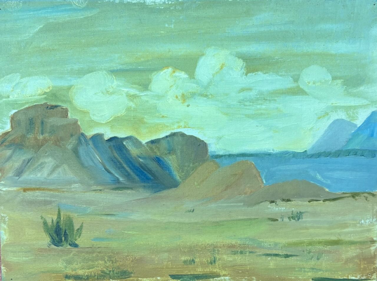 Evelyn Eugenia Napper Painting of Church 2