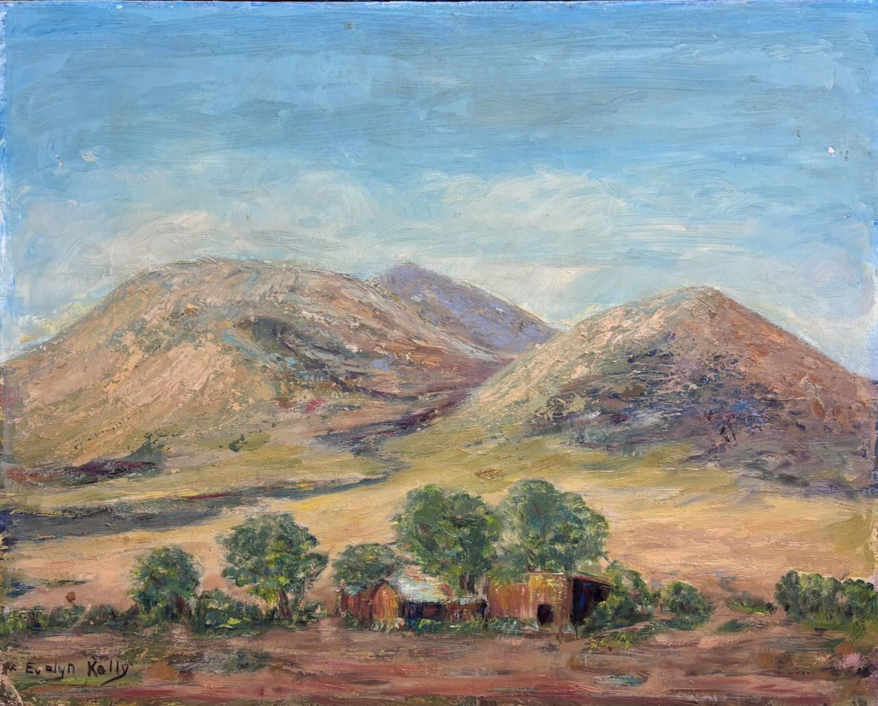 Evelyn Eugenia Napper Painting of Church 2