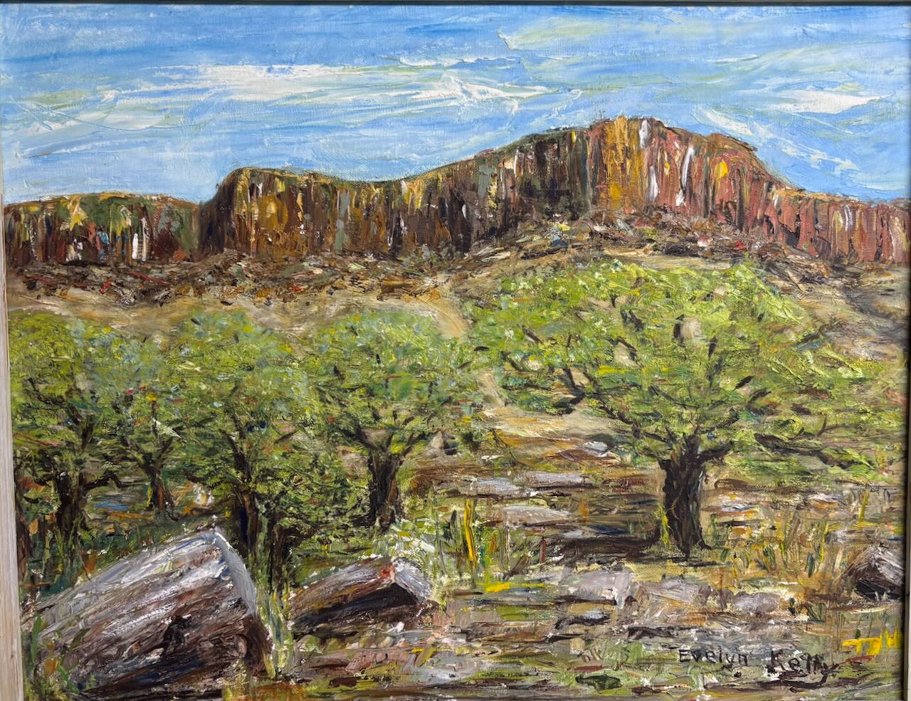 Evelyn Eugenia Napper Painting of Church 2