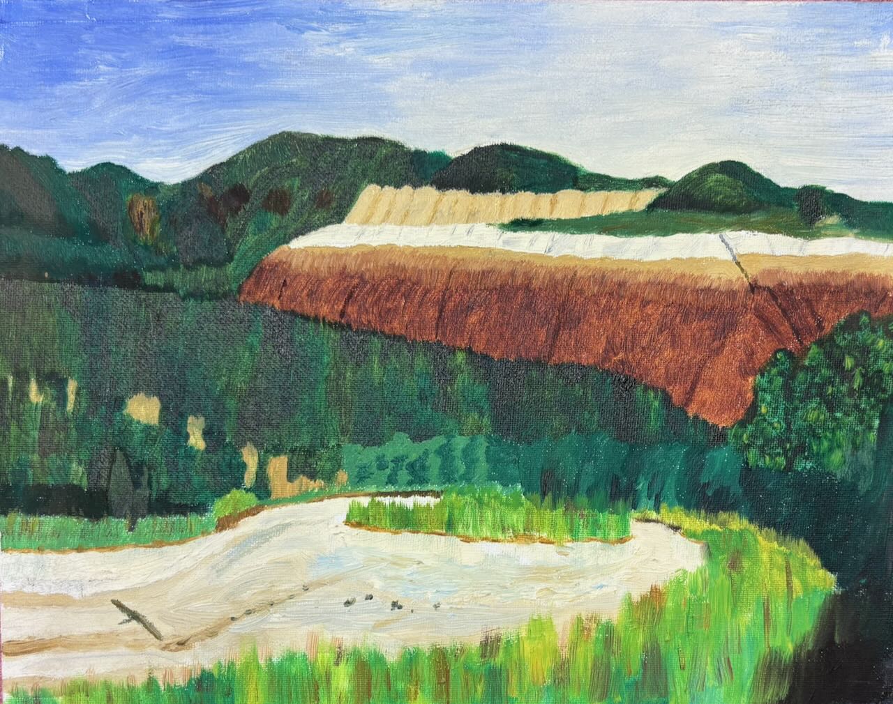 Evelyn Eugenia Napper Painting of Church 2