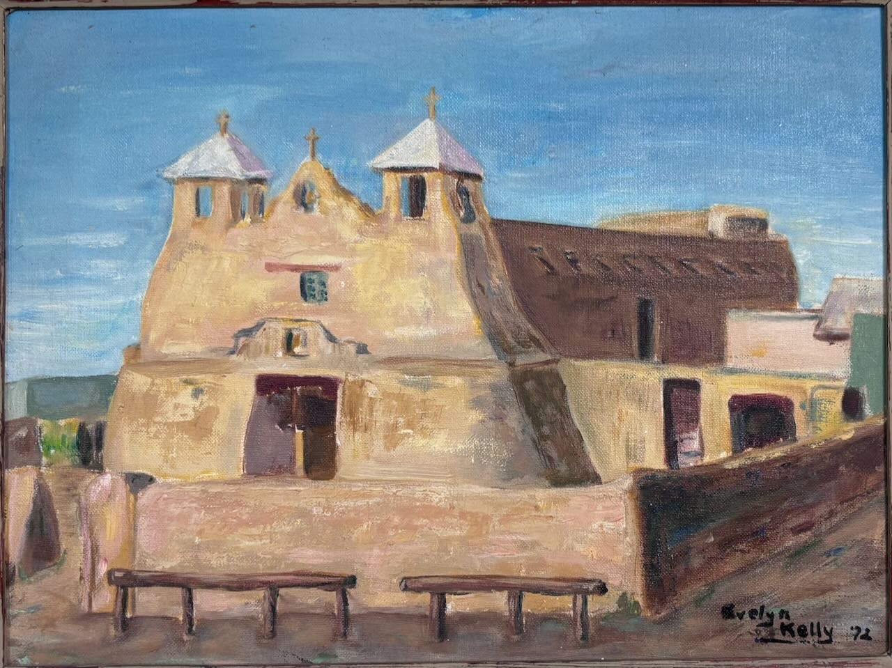 Evelyn Eugenia Napper Painting of Church 2
