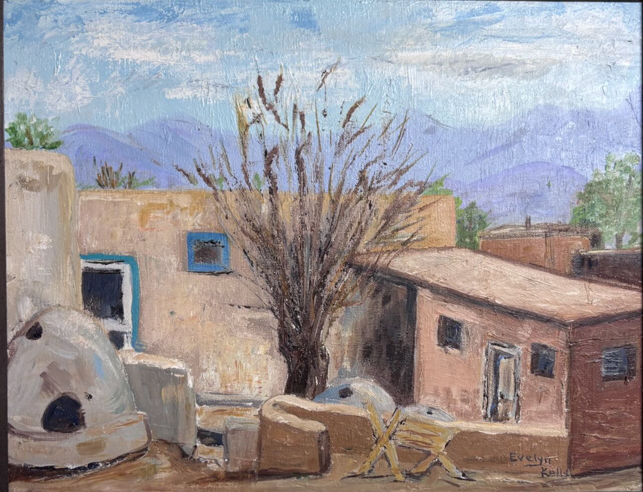 Evelyn Eugenia Napper Painting of Church 2