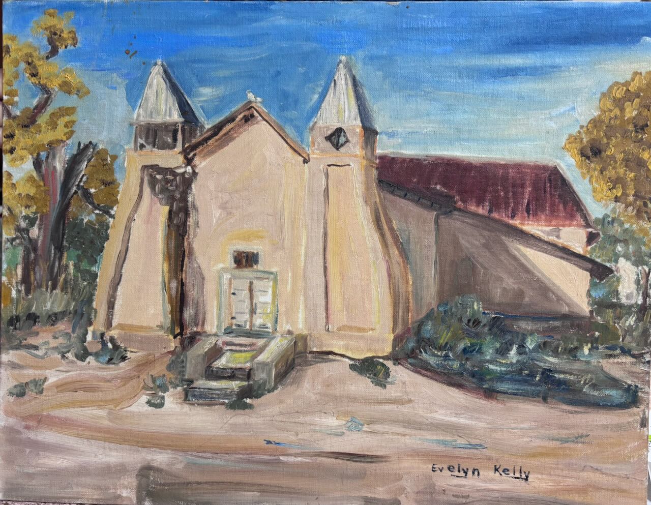 Evelyn Eugenia Napper Painting of Church 2