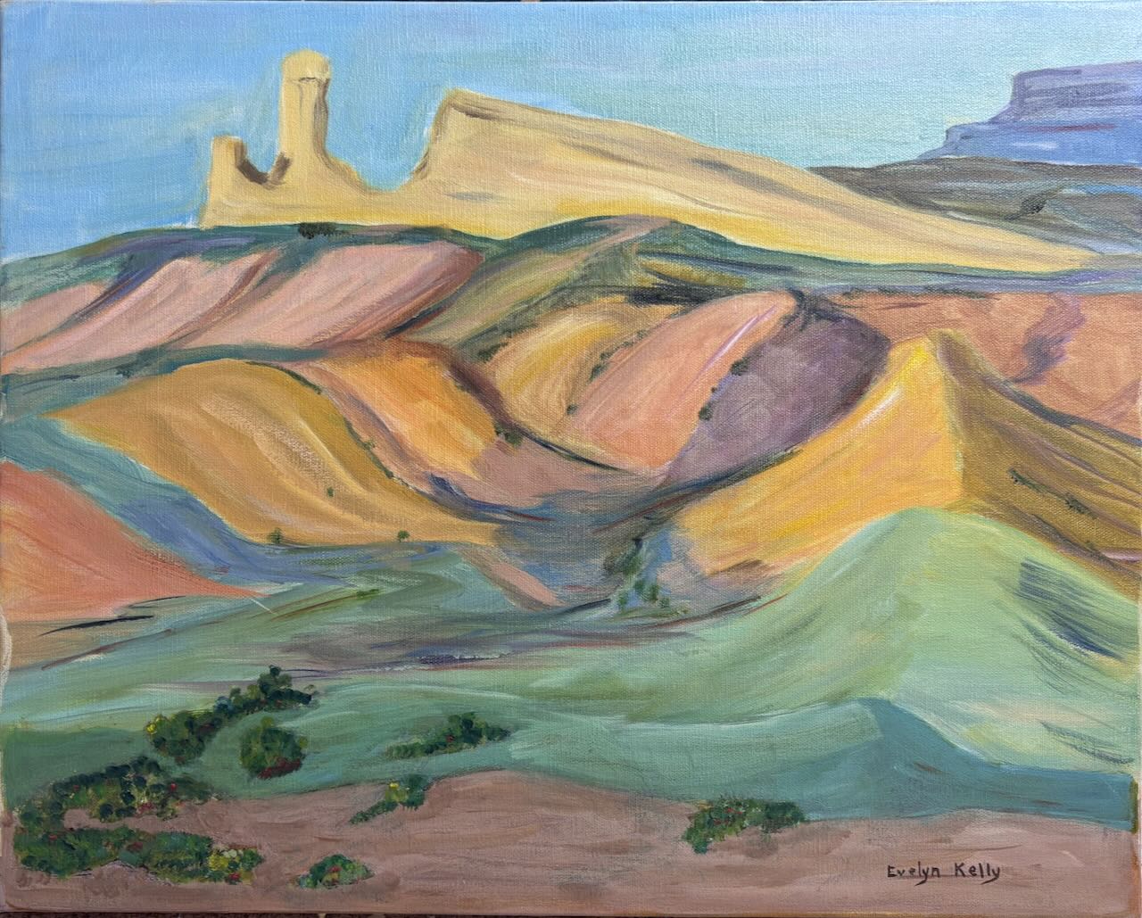 Evelyn Eugenia Napper Painting of Church 2