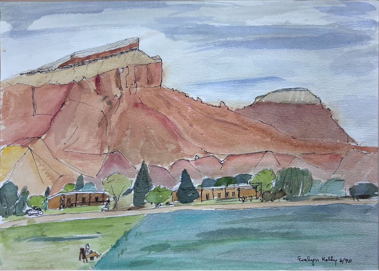 Evelyn Eugenia Napper Painting of Church 2