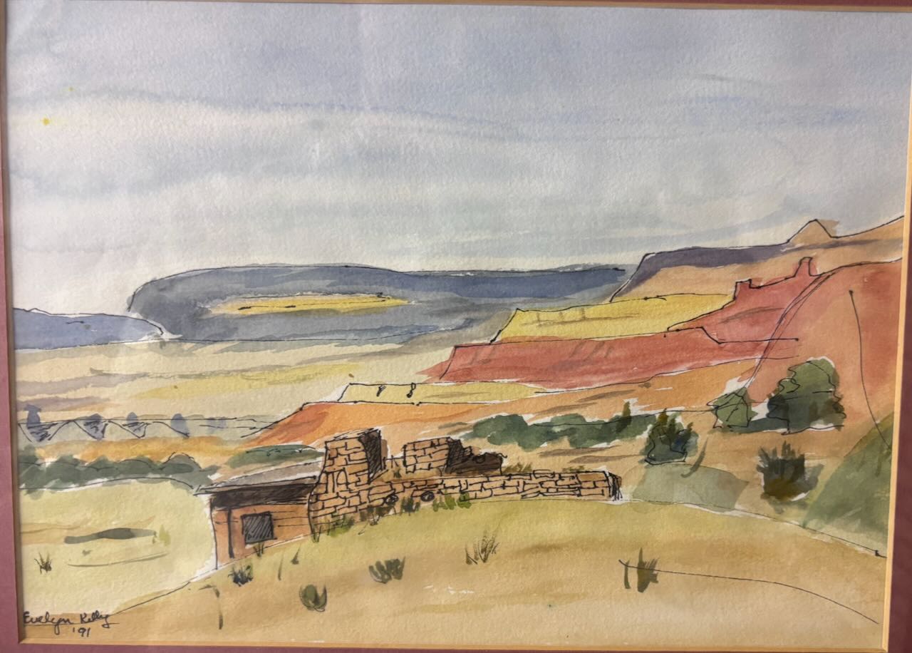 Evelyn Eugenia Napper Painting of Church 2