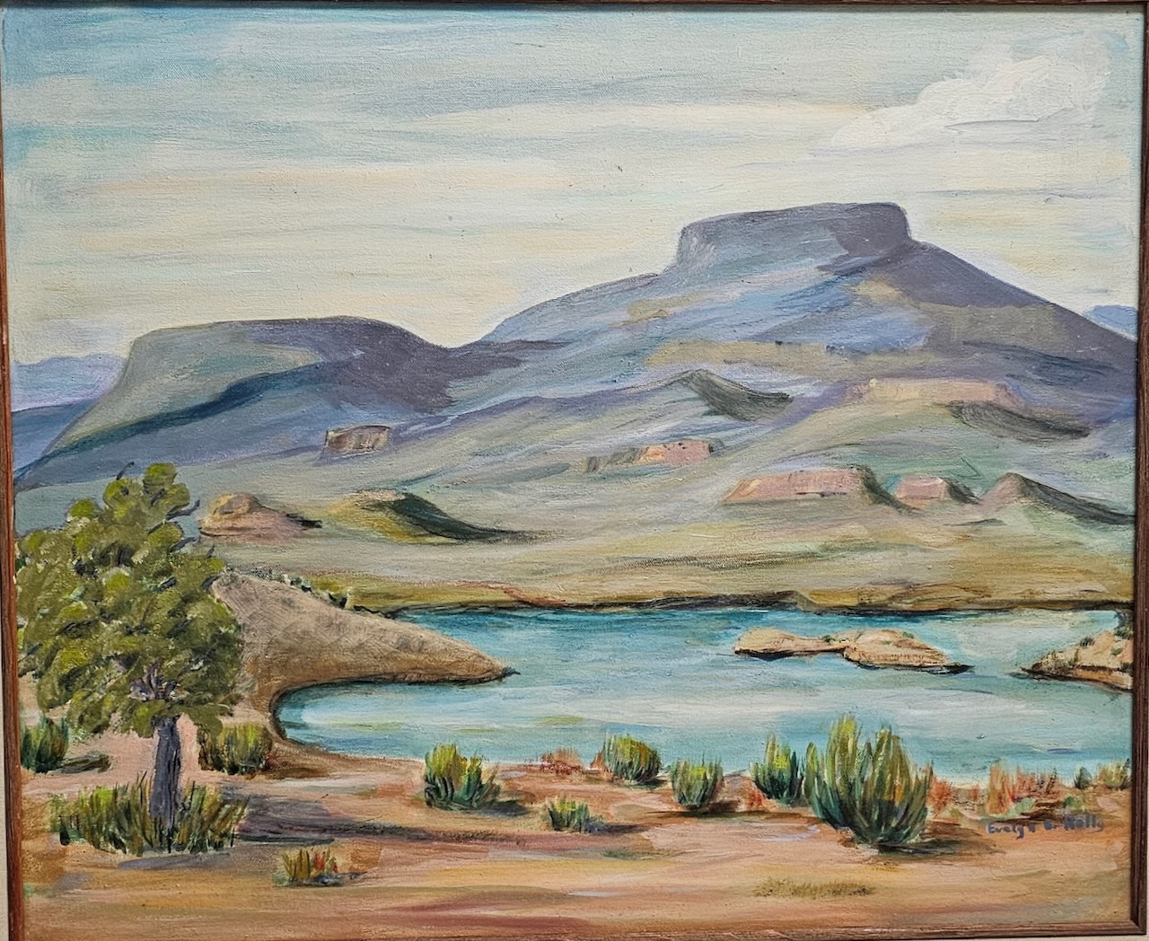 Evelyn Eugenia Napper Painting of Church 2