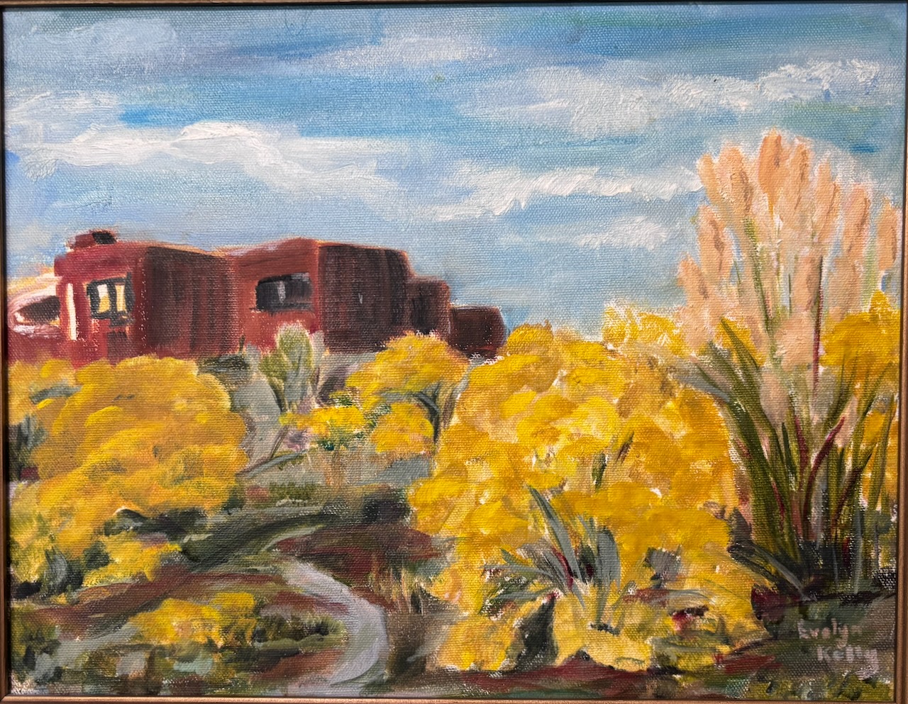 Evelyn Eugenia Napper Painting of Church 1