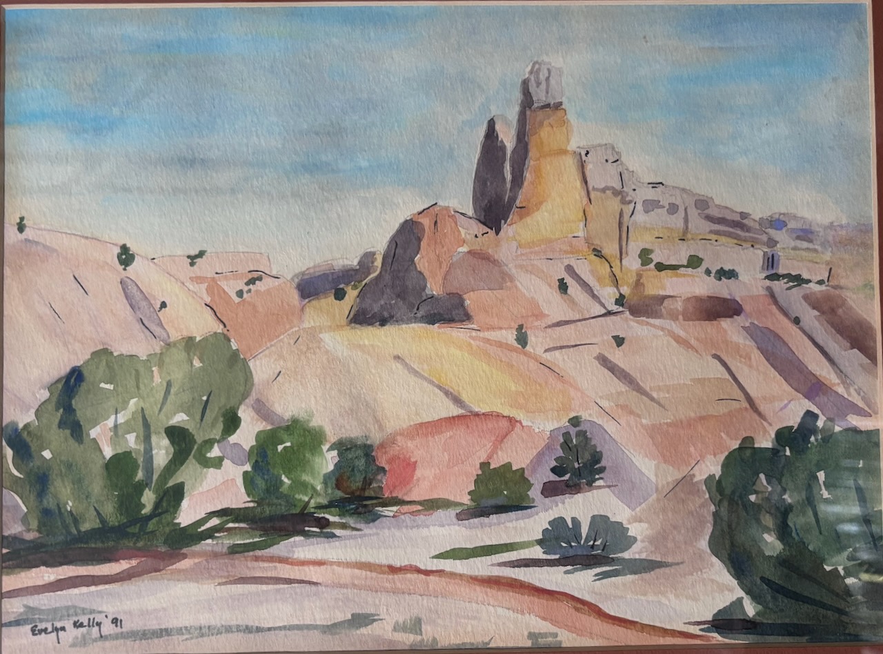 Evelyn Eugenia Napper Painting of Church 2