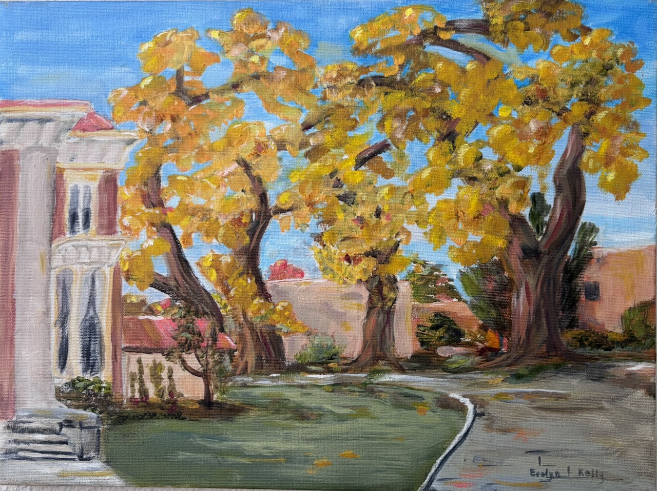 Evelyn Eugenia Napper Painting of Church 1