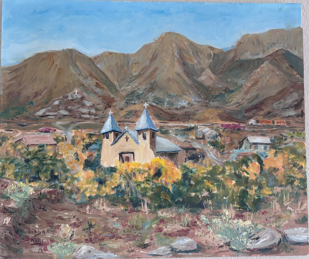 Evelyn Eugenia Napper Painting of Church 2