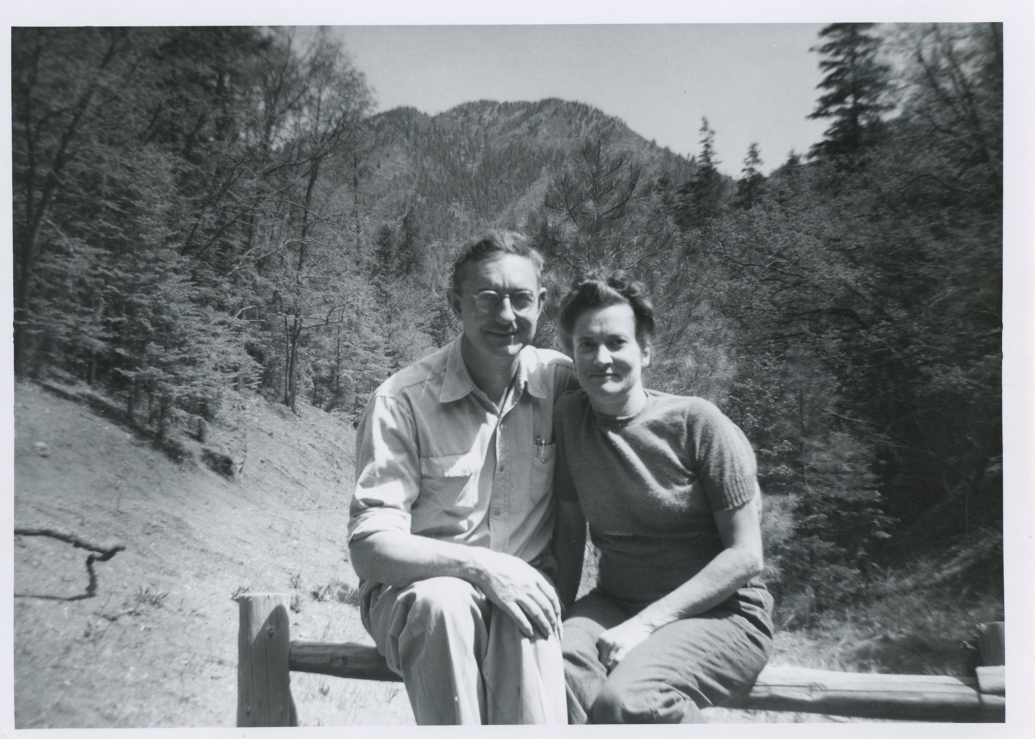 Will T. and MaryEllen Cooley in the mountains of New Mexico
